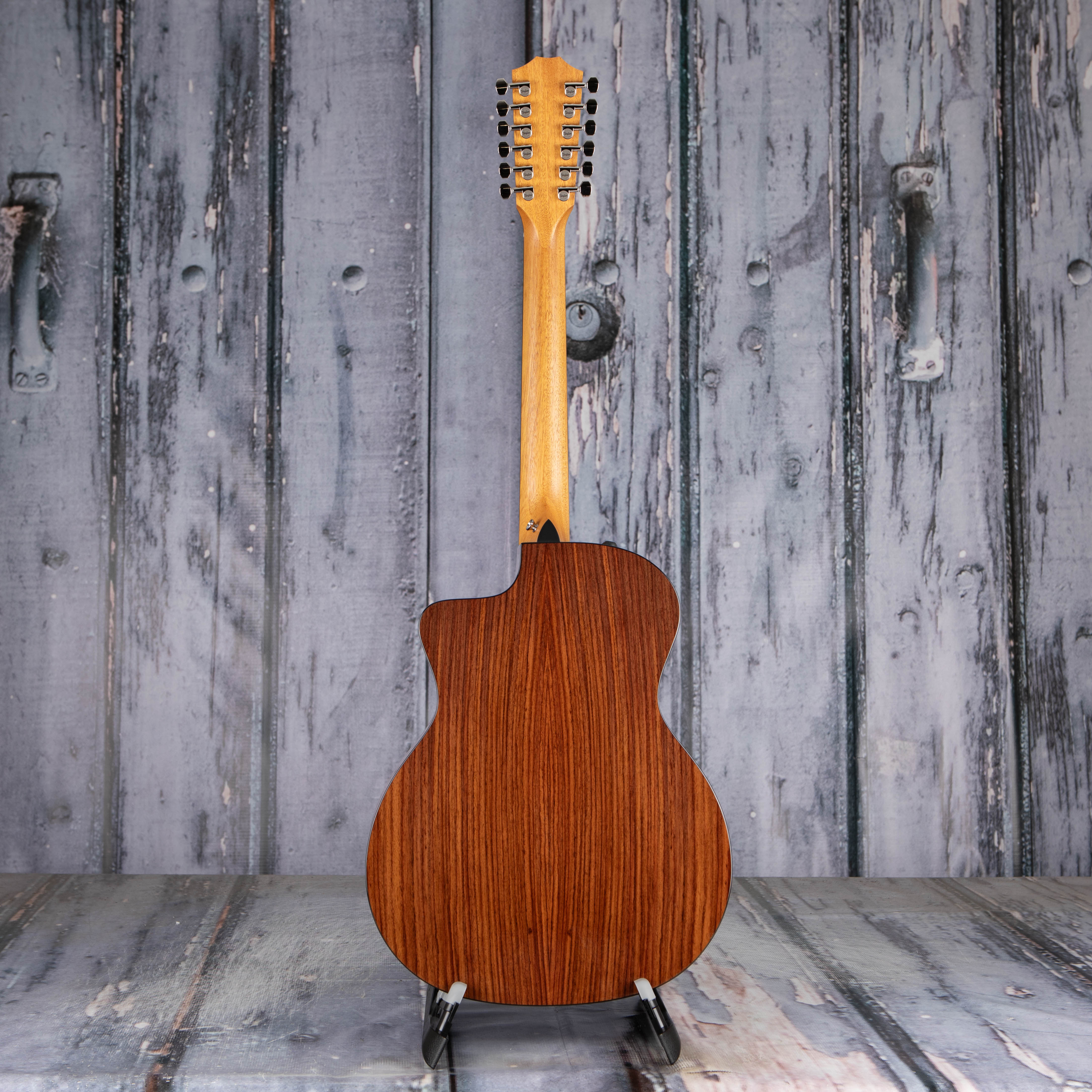 Taylor 254ce Plus 12-String Acoustic/Electric Guitar, Natural, back