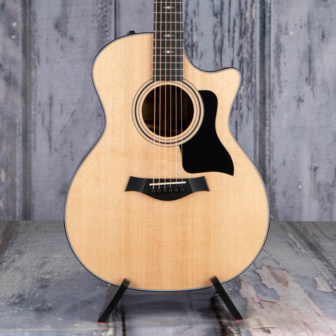 Taylor 314ce Specicial Edition Acoustic/Electric Guitar, Natural, front closeup