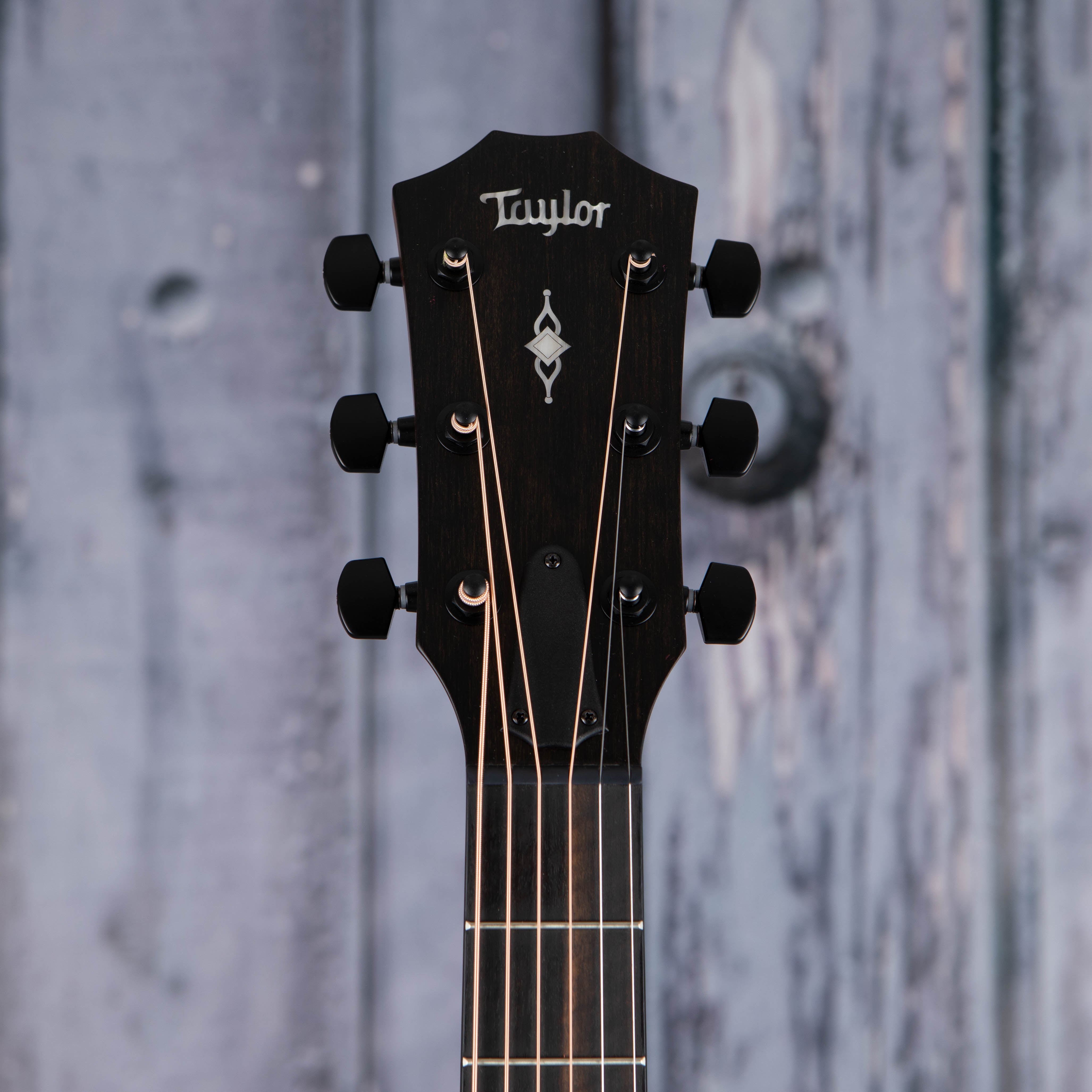 Taylor 322ce Acoustic/Electric Guitar, Shaded Edgeburst, front headstock