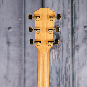 Taylor 50th Anniversary 217e-SB Plus LTD Acoustic/Electric Guitar, Tobacco Sunburst, back headstock