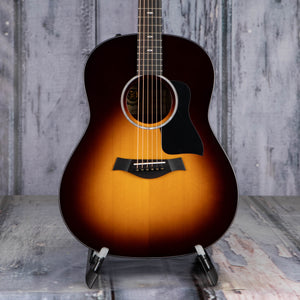 Taylor 50th Anniversary 217e-SB Plus LTD Acoustic/Electric Guitar, Tobacco Sunburst, front closeup