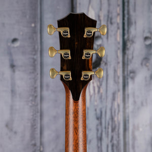 Taylor Builder's Edition 914ce Acoustic/Electric Guitar, Kona Edgeburst, back headstock