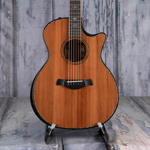 Taylor Builder's Edition 914ce Acoustic/Electric Guitar, Kona Edgeburst, front closeup