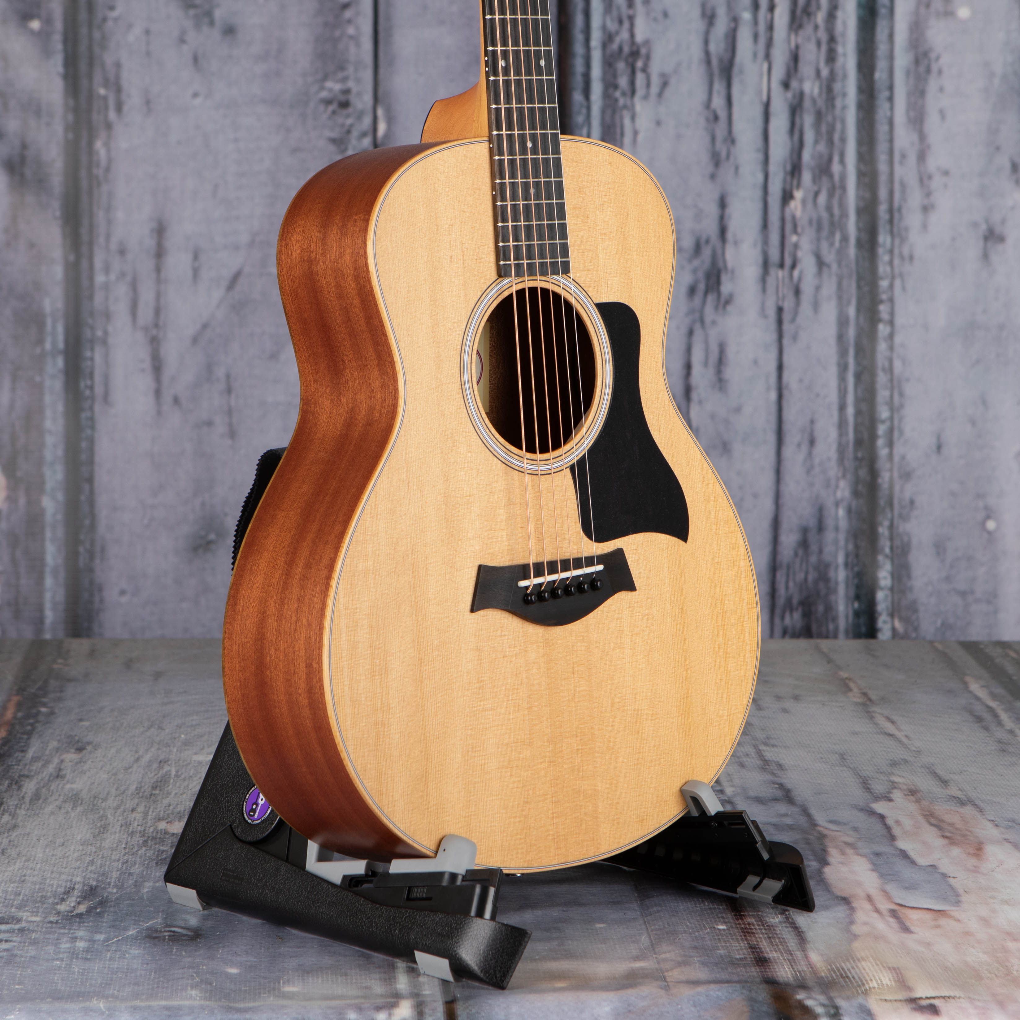 Taylor GS Mini Sapele Acoustic Guitar, Natural, angle