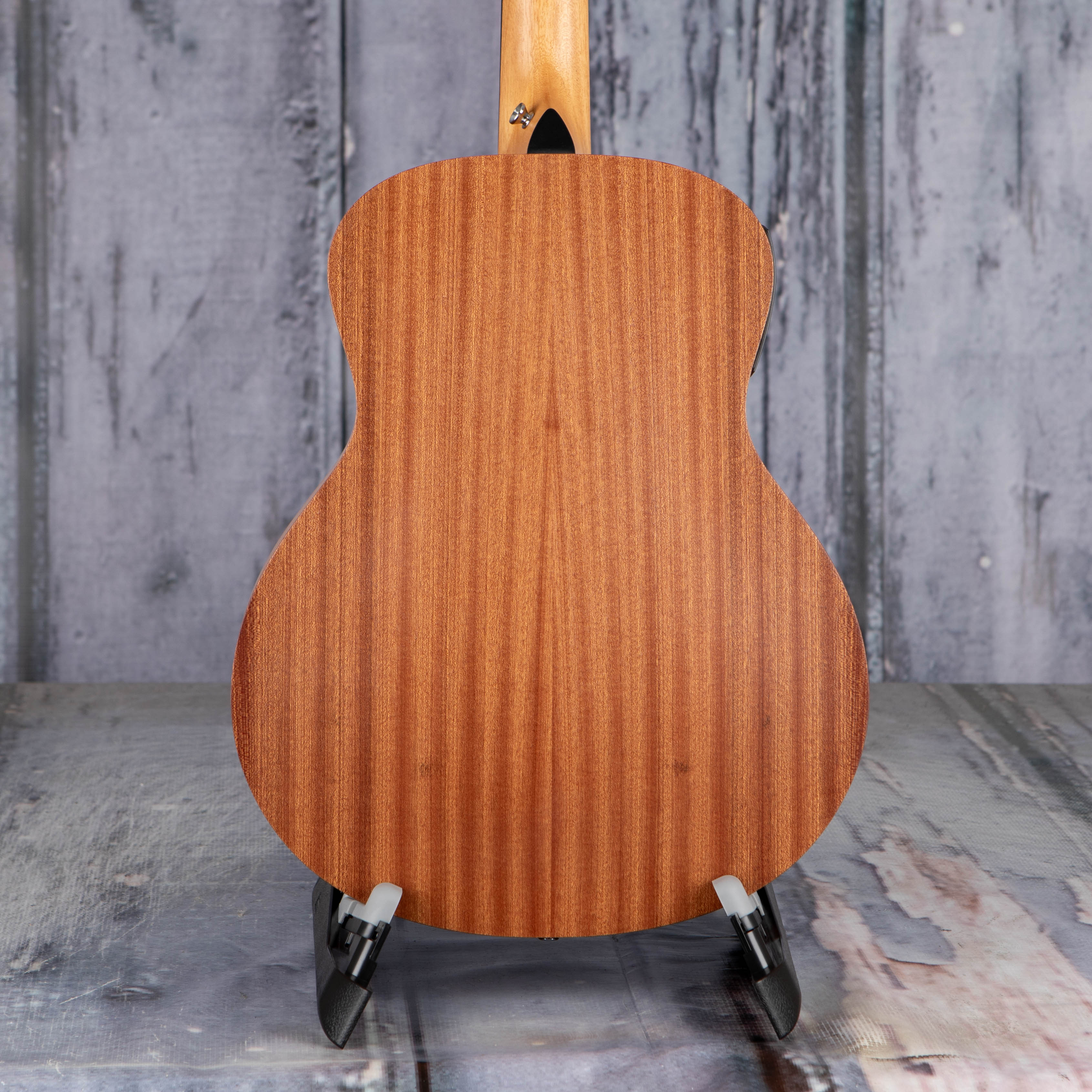 Taylor GS Mini-e Mahogany Acoustic/Electric Guitar, Natural, back closeup