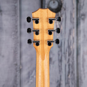 Taylor GS Mini-e Mahogany Acoustic/Electric Guitar, Natural, back headstock