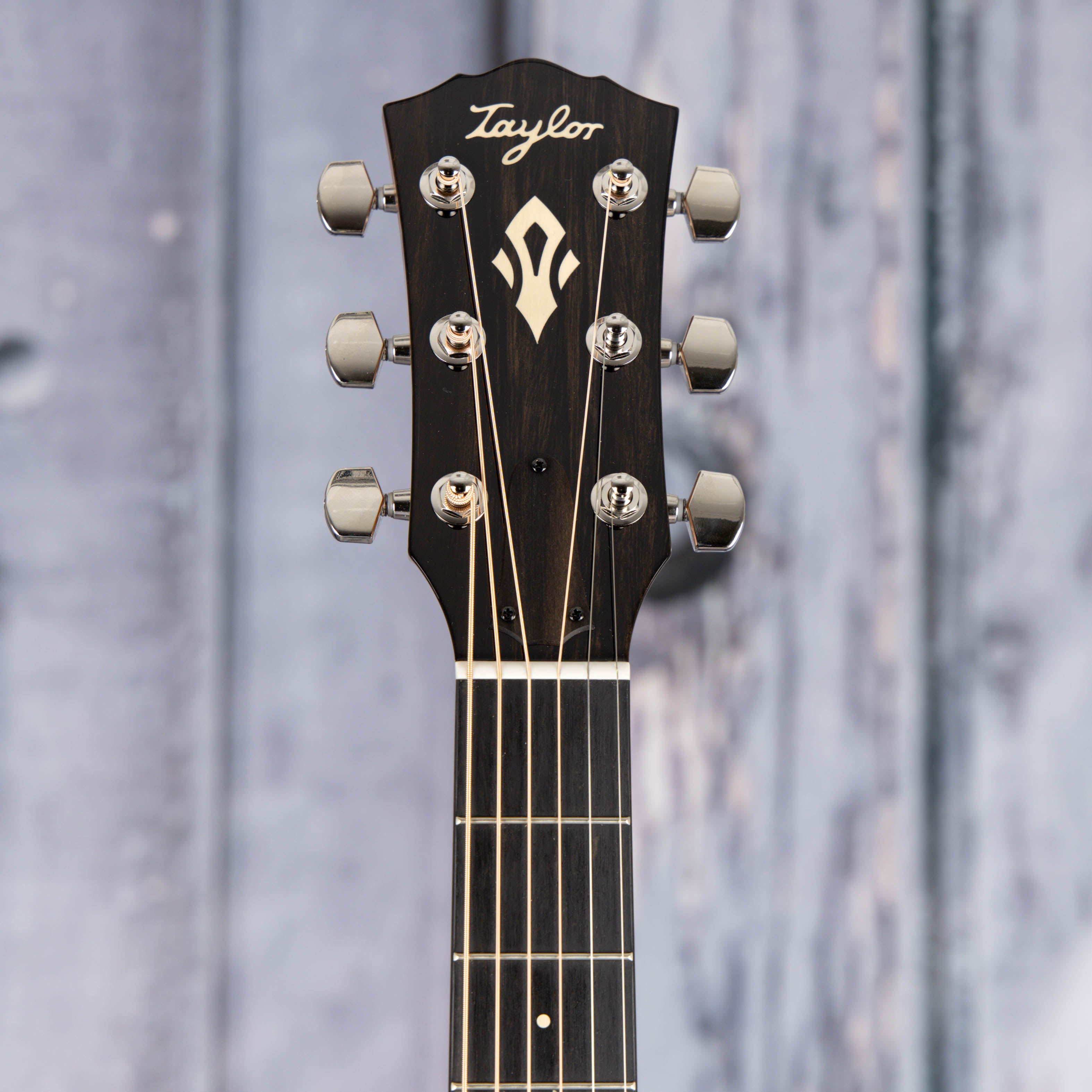 Taylor Gold Label 717e Acoustic/Electric Guitar, Sunburst, front headstock
