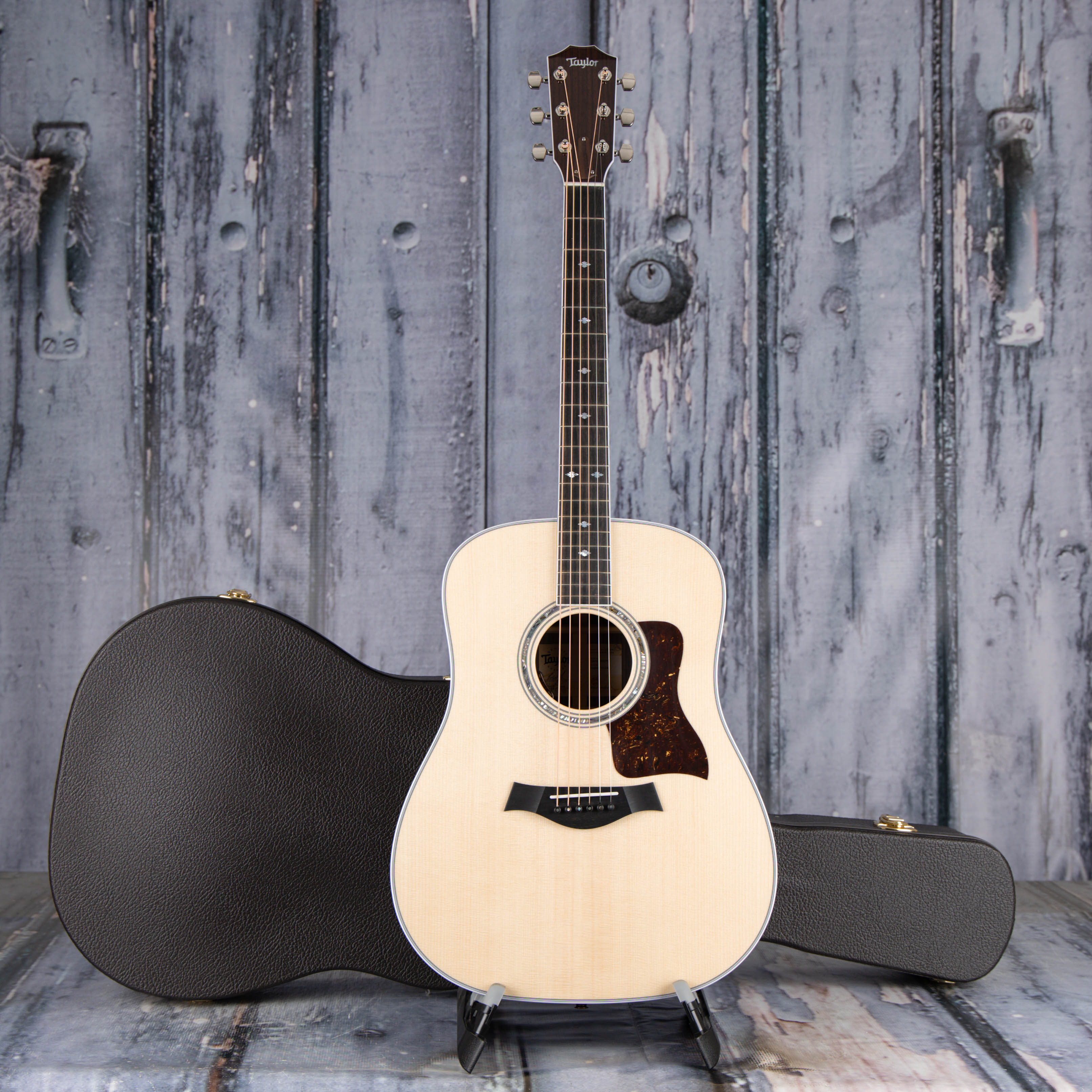 Taylor Legacy 810e Acoustic/Electric Guitar, Natural, case