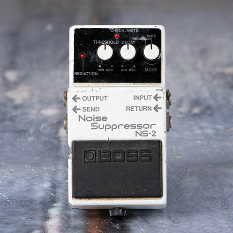 Used BOSS NS-2 Noise Suppressor Effects Pedal, front