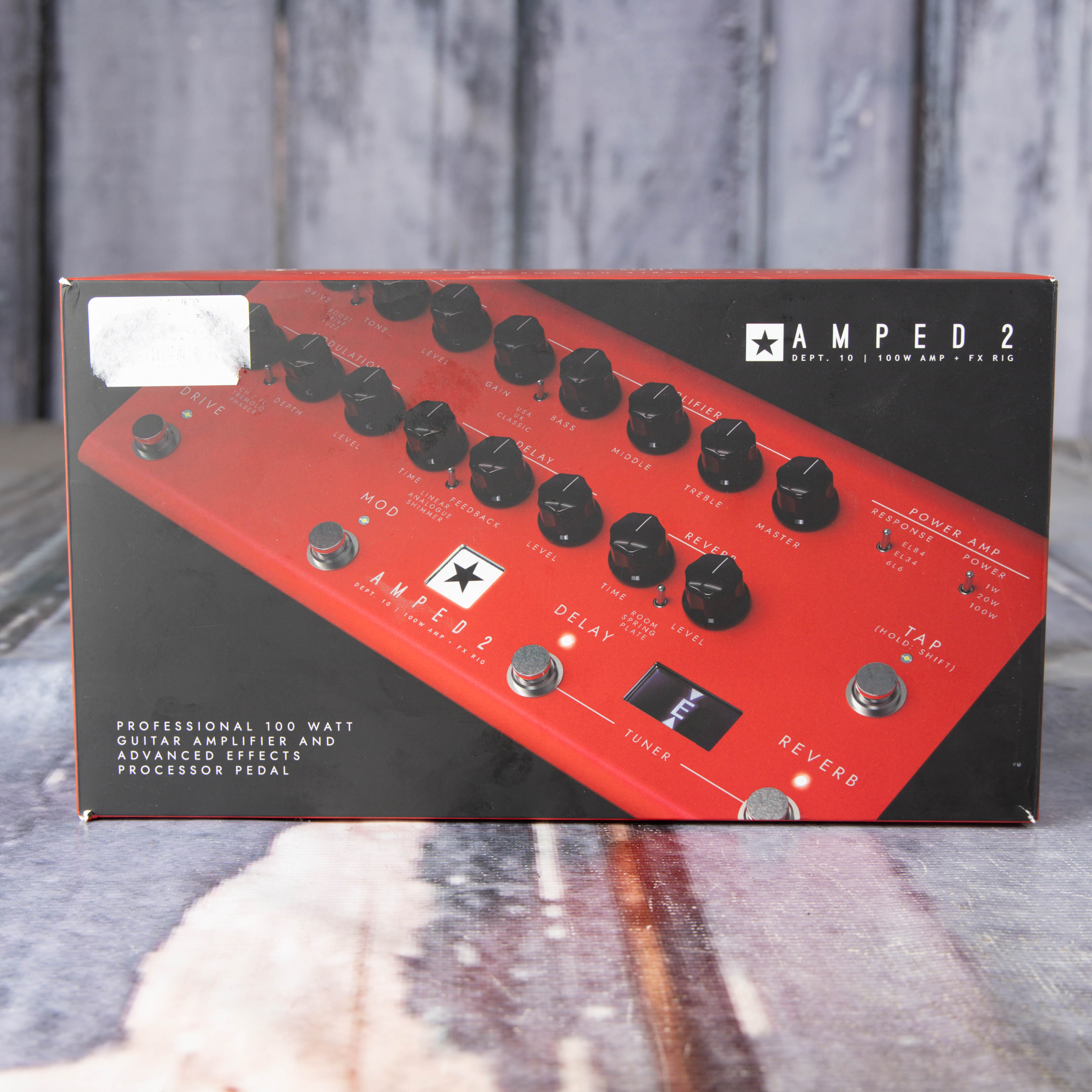Used Blackstar AMPED 2 Multi-Effects Pedal, box