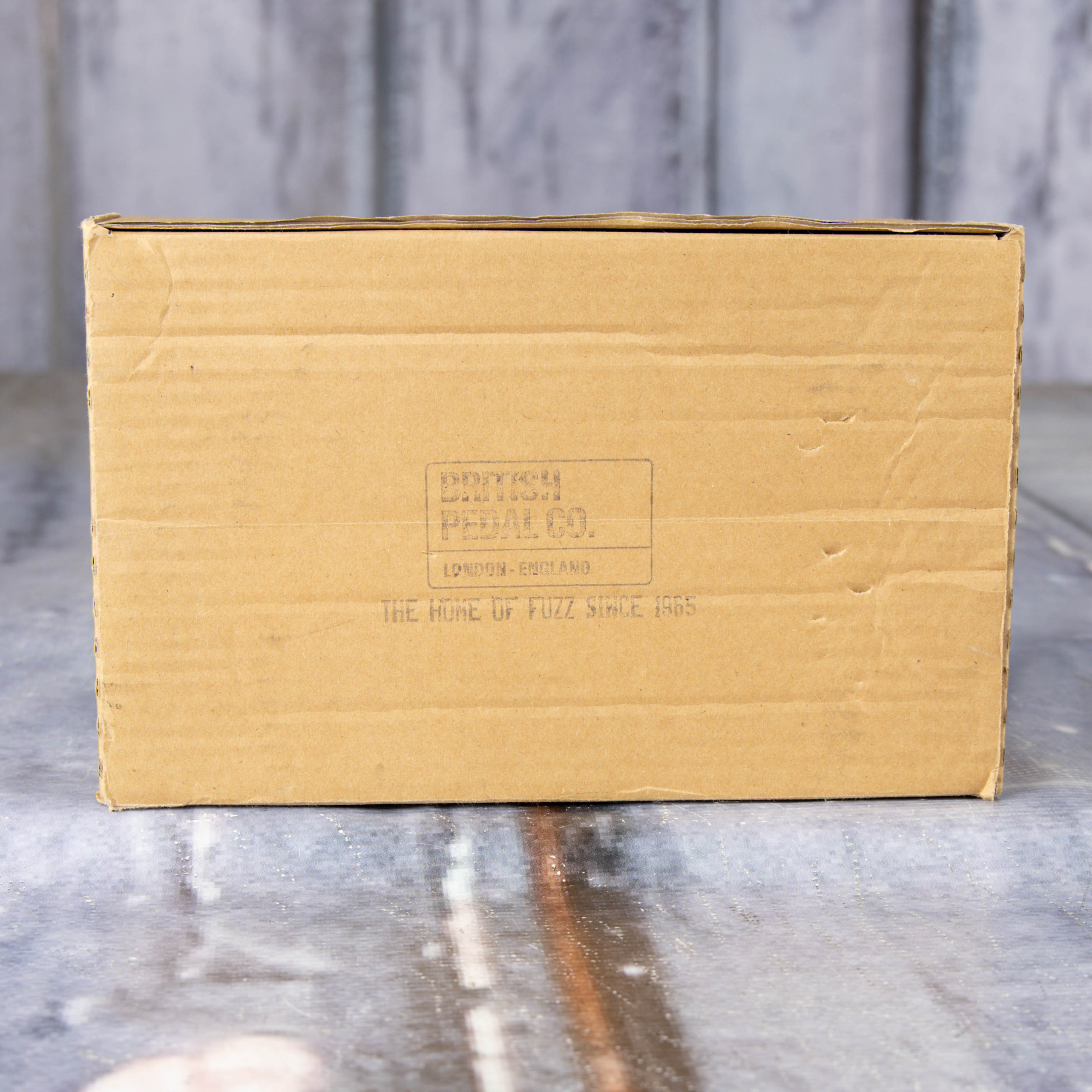 Used British Pedal Company Professional MKII Tone Bender OC75 Effects Pedal, box
