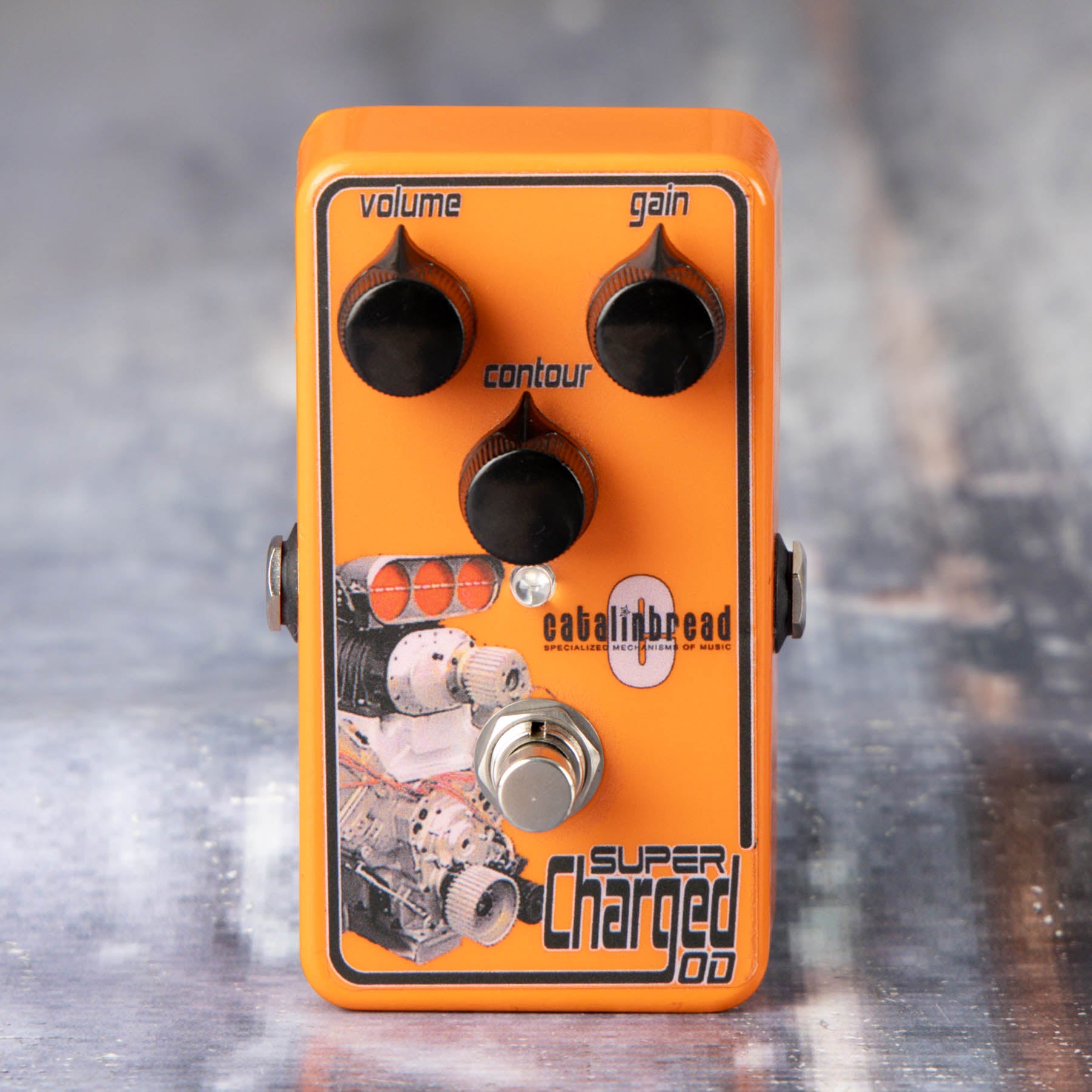 Used Catalinbread SuperCharged Overdrive Effects Pedal, front