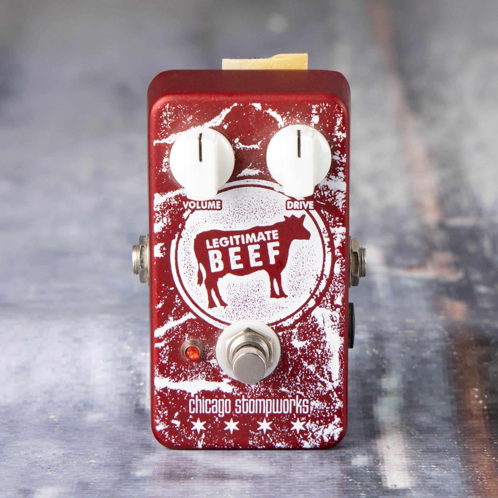 Used Chicago Stompworks Legitimate Beef Overdrive Effects Pedal, front