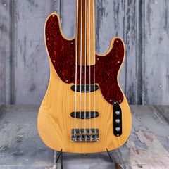 Used Crackercaster Fretless 5-String Bass, Natural