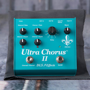 Used DLS Effects Ultra ChorusII Effects Pedal, front