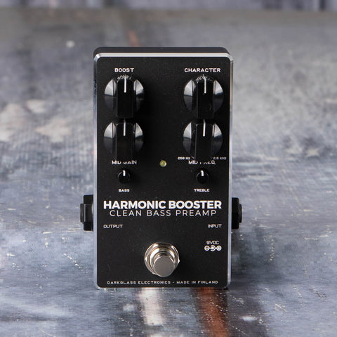 Used Darkglass Harmonic Booster Effects Pedal, front