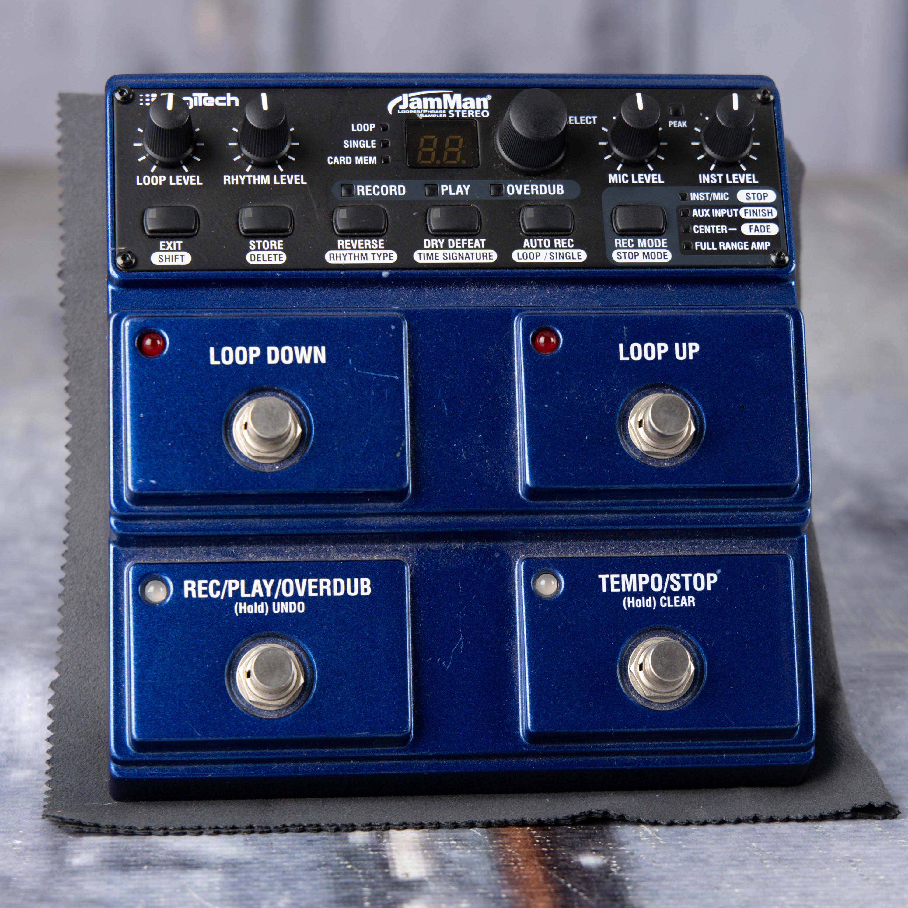 Used DigiTech JamMan Stereo Looping Station Effecs Pedal, front