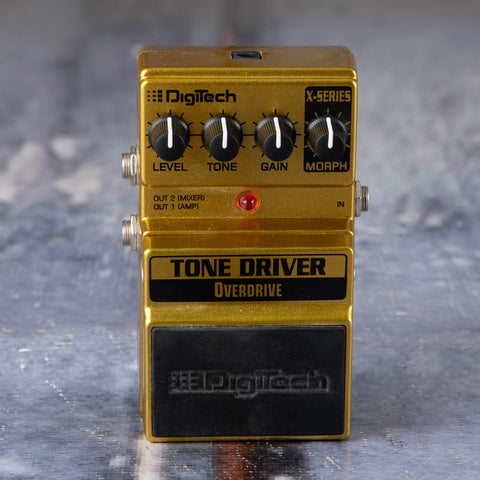 Used DigiTech Tone Driver Overdrive Effects Pedal, front