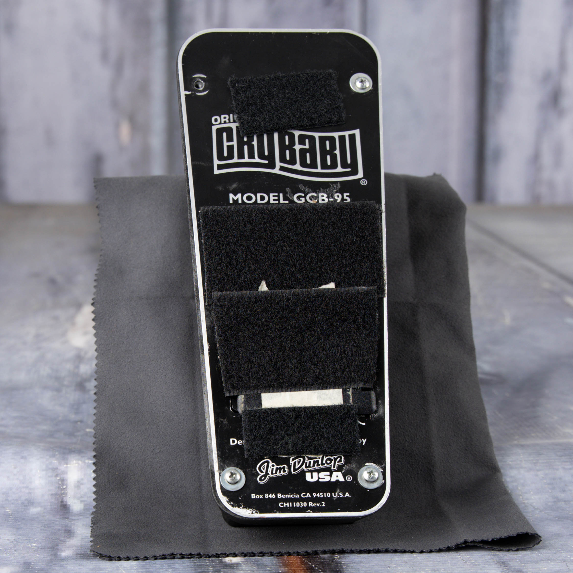 Used Dunlop GCB95 Cry Baby Standard Wah Effects Pedal, back