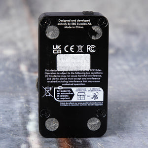 Used EBS Bass IQ Triple Envelope Filter Effects Pedal, back
