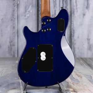 Used EVH Wolfgang Standard QM Electric Guitar, 2020, Chlorine Burst, back closeup