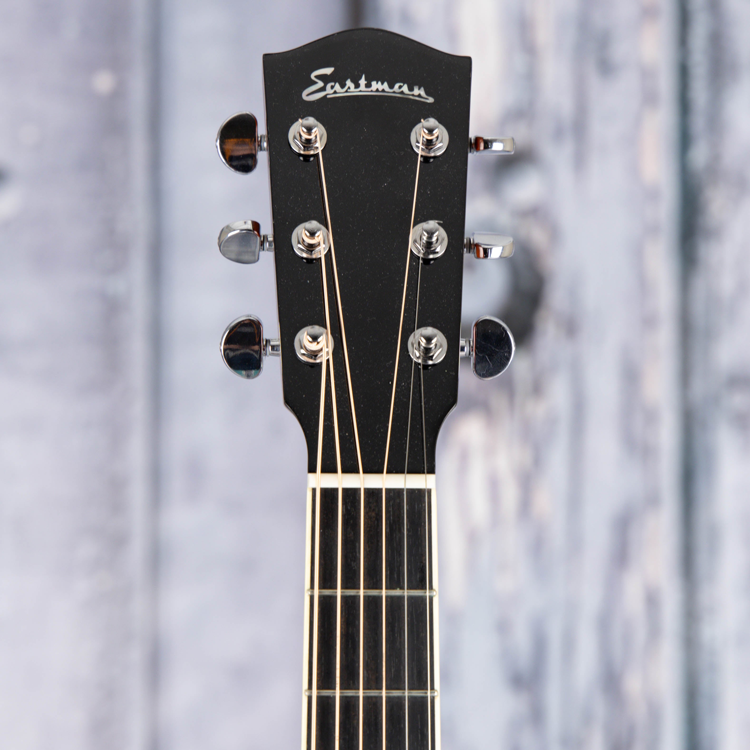 Used Eastman AC322CE Acoustic/Electric Guitar, 2024, Natural, front headstock