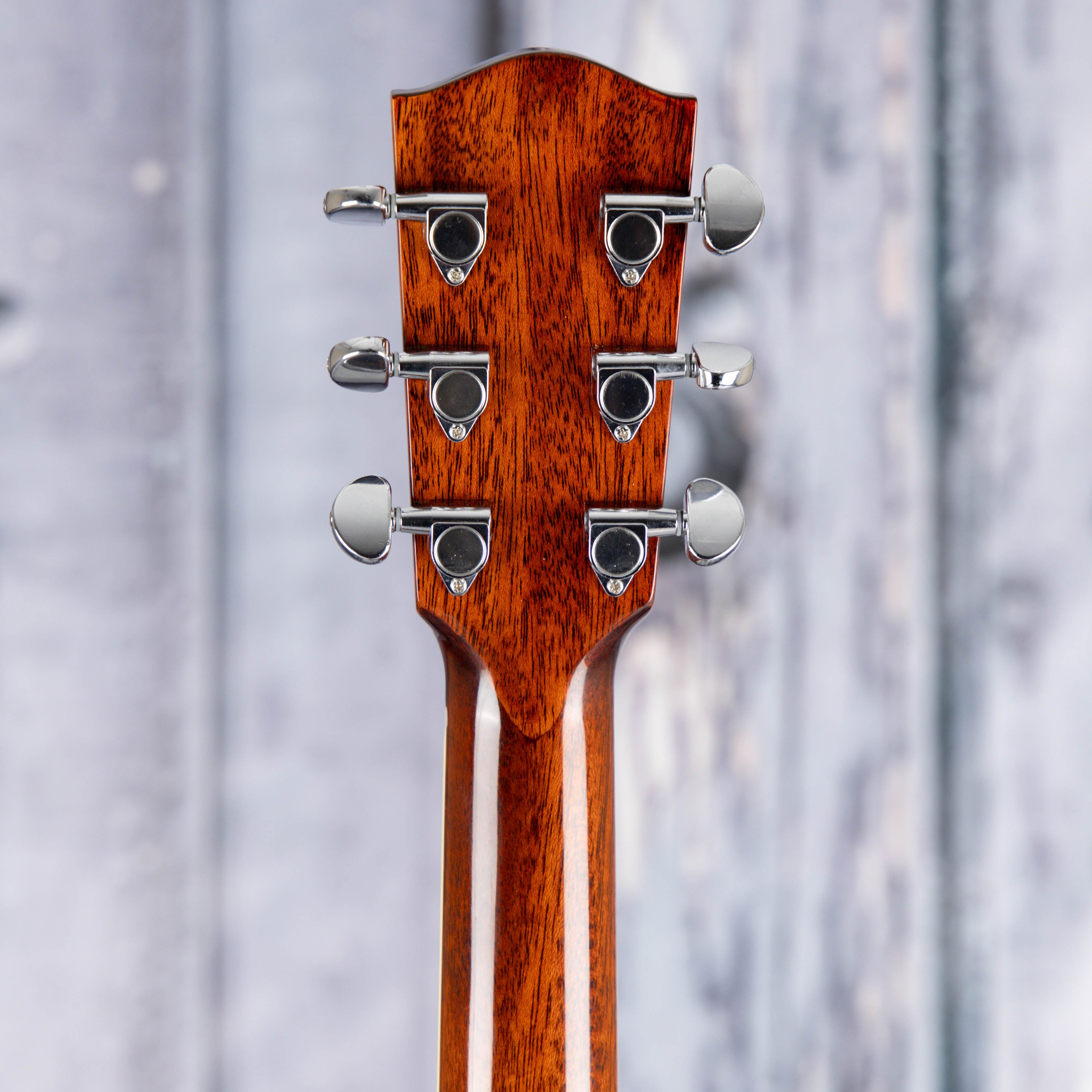 Used Eastman AC322CE Acoustic/Electric Guitar, 2024, Natural, back headstock