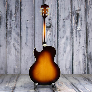 Used Eastman AR371CE Hollowbody Guitar, 2010, Sunburst, back