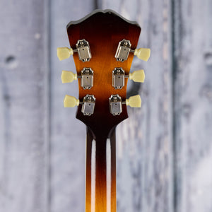 Used Eastman AR371CE Hollowbody Guitar, 2010, Sunburst, back headstock