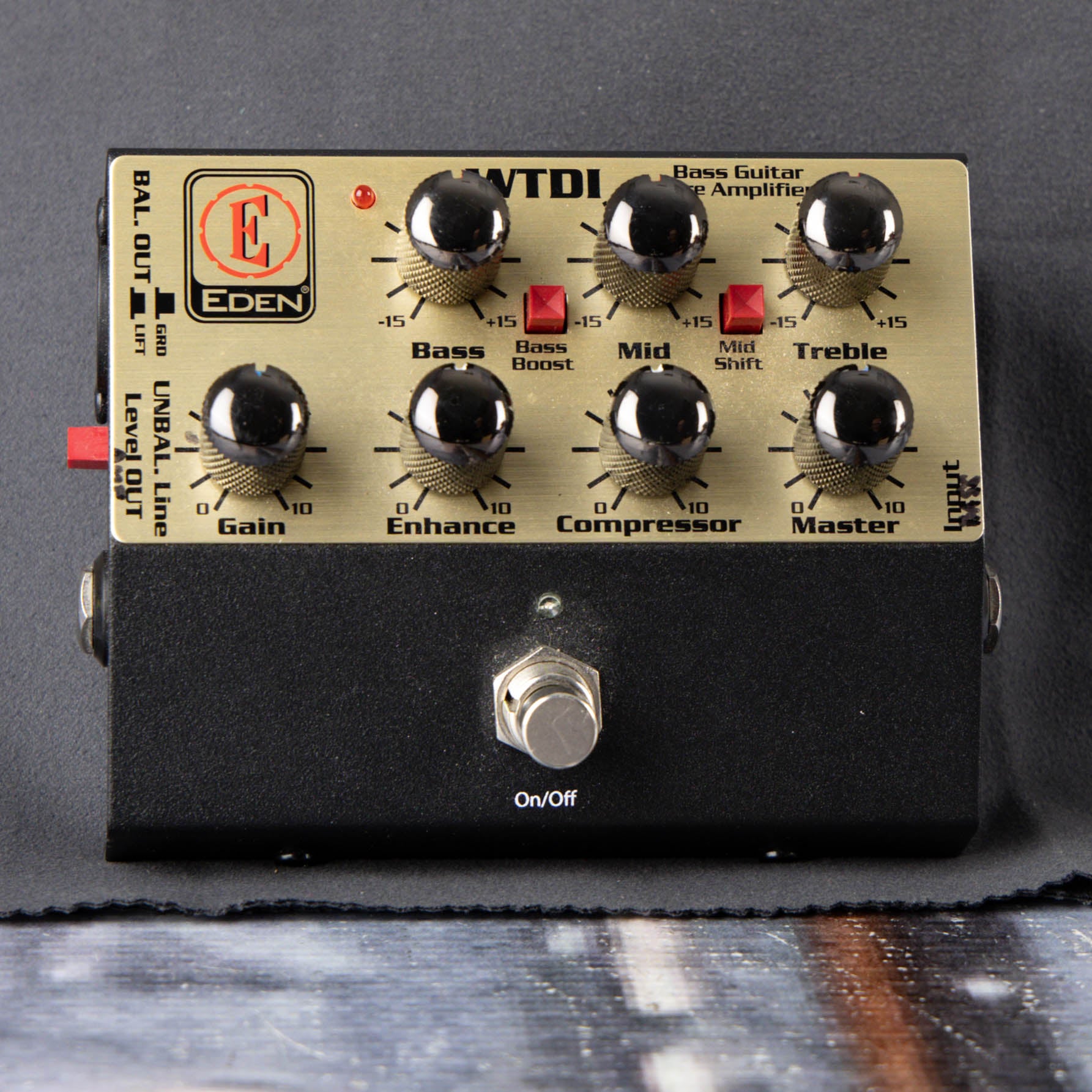 Used Eden ETDI Preamp & DI Effects Pedal, front