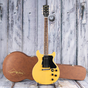Used Epiphone Inspired By Gibson Custom 1960 Les Paul Special Double Cut Reissue Electric Guitar, TV Yellow, case