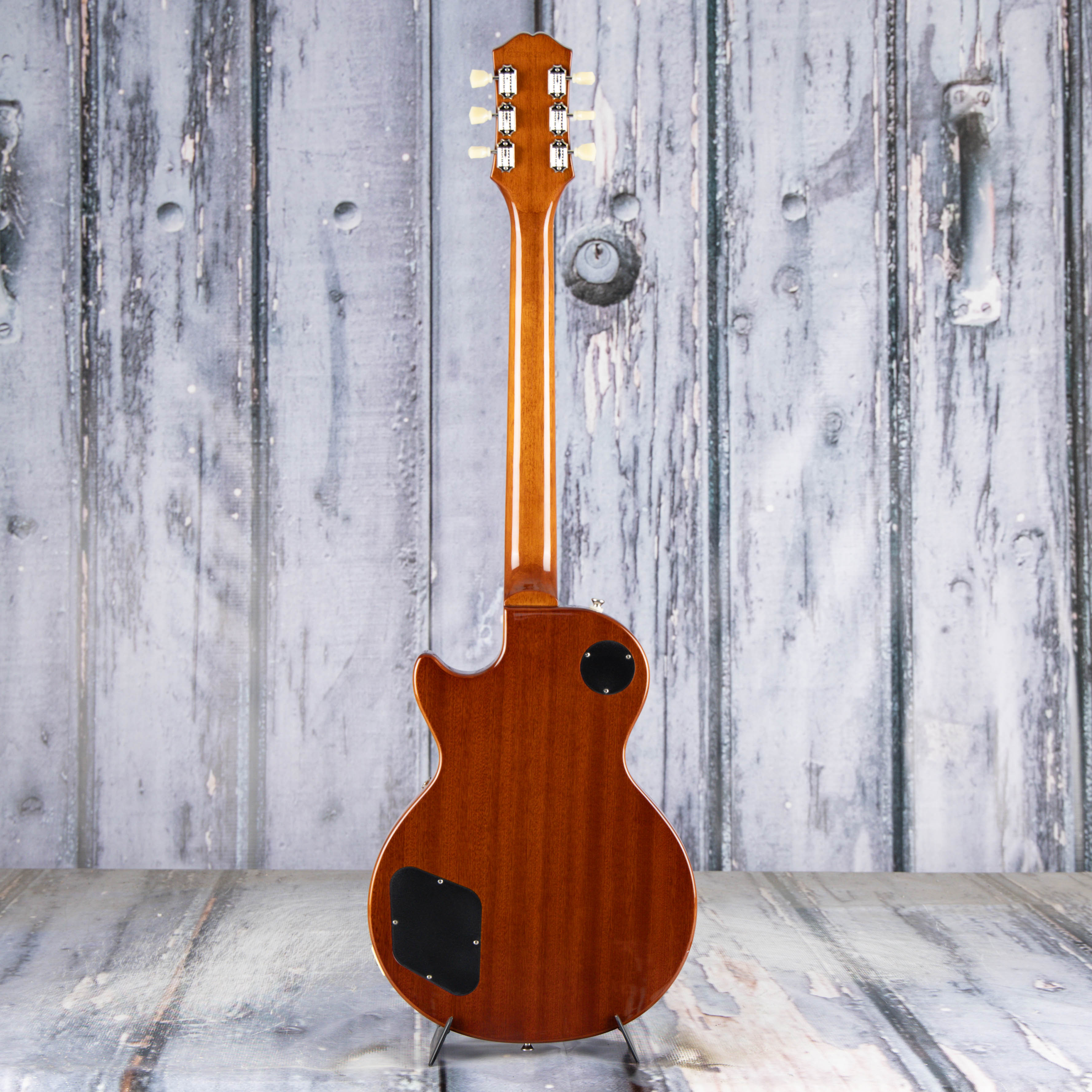 Used Epiphone Les Paul Standard Electric Guitar, Gold Top, back