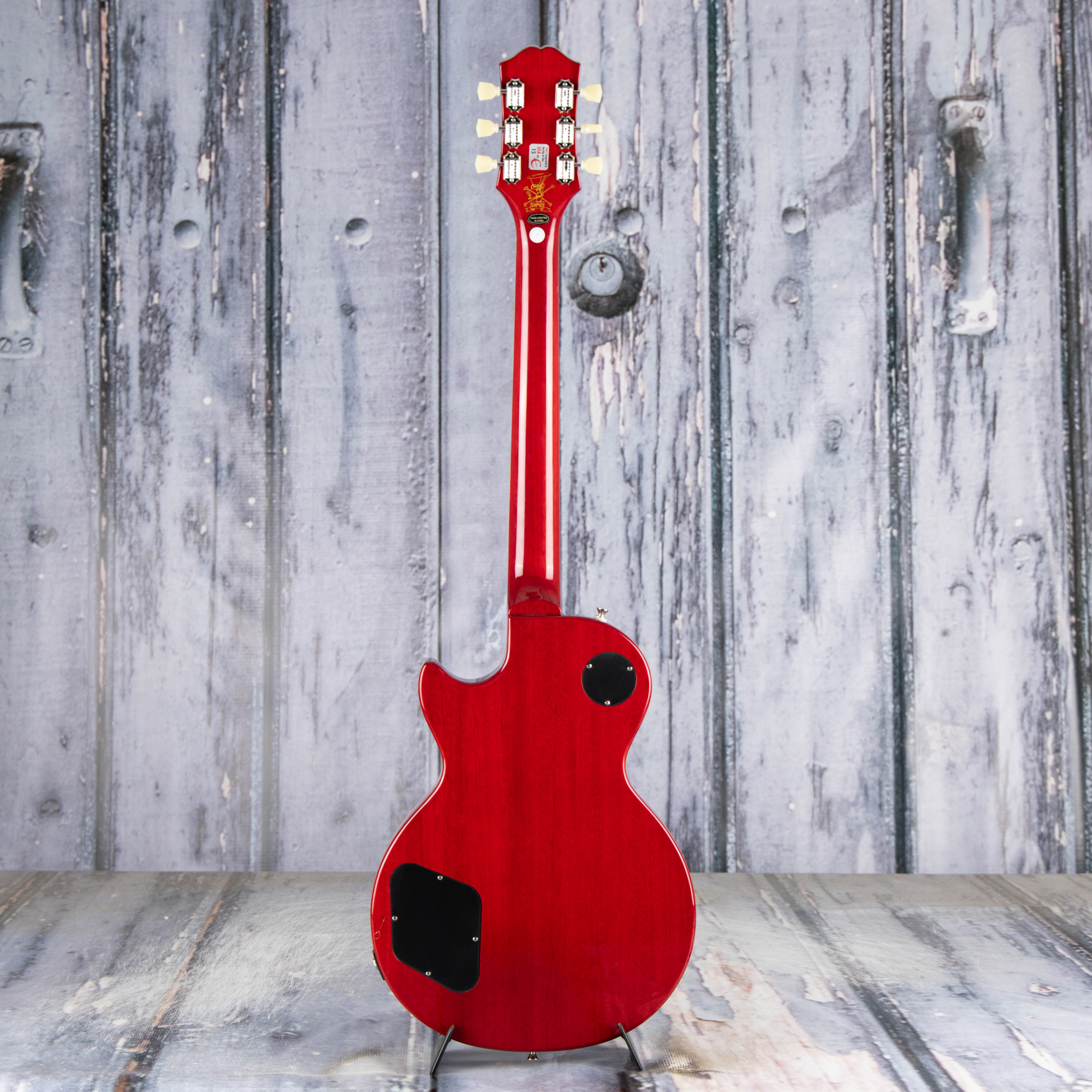 Used Epiphone Slash Les Paul Standard Electric Guitar, 2021, Vermillion, back