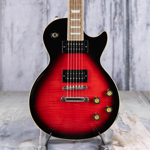Used Epiphone Slash Les Paul Standard Electric Guitar, 2021, Vermillion, front closeup