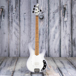 Used Ernie Ball Music Man StingRay Special Electric Bass Guitar, Snowy Night, front