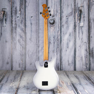 Used Ernie Ball Music Man StingRay Special Electric Bass Guitar, Snowy Night, back
