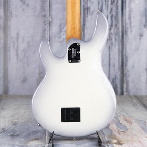 Used Ernie Ball Music Man StingRay Special Electric Bass Guitar, Snowy Night, back closeup