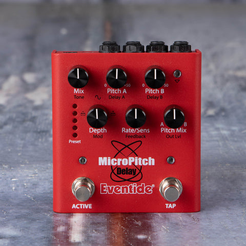 Used Eventide MicroPitch Delay Effects Pedal, front