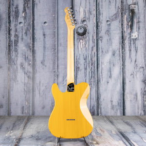 Used Fender American Elite Telecaster Electric Guitar, 2019, Butterscotch Blonde, back