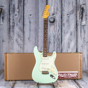 Used Fender Custom Shop 1959 Stratocaster Journeyman Relic Electric Guitar, 2005, Sea Foam Green, case