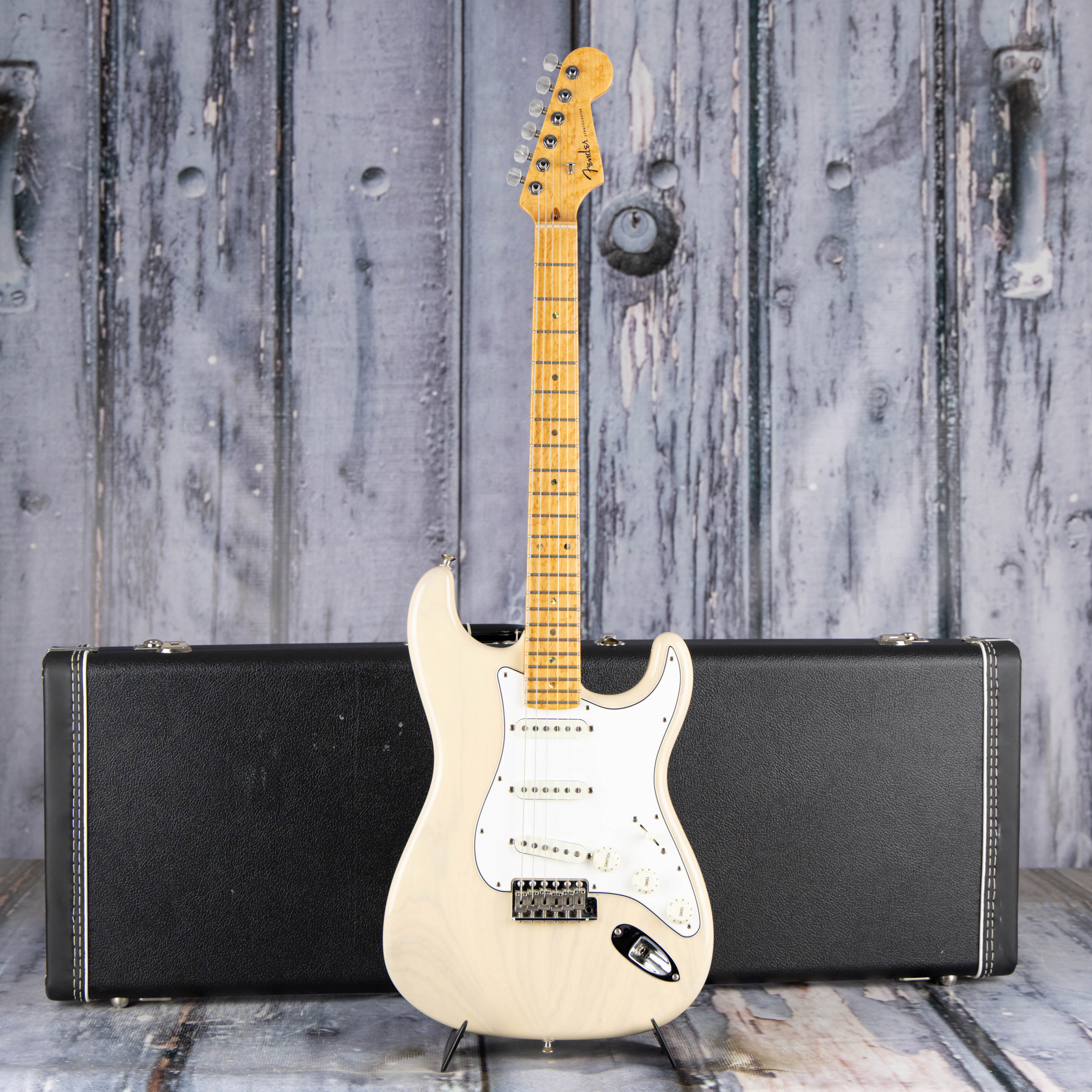 Used Fender Custom Shop American Custom Stratocaster NOS Electric Guitar, 2020, Vintage Blonde, case
