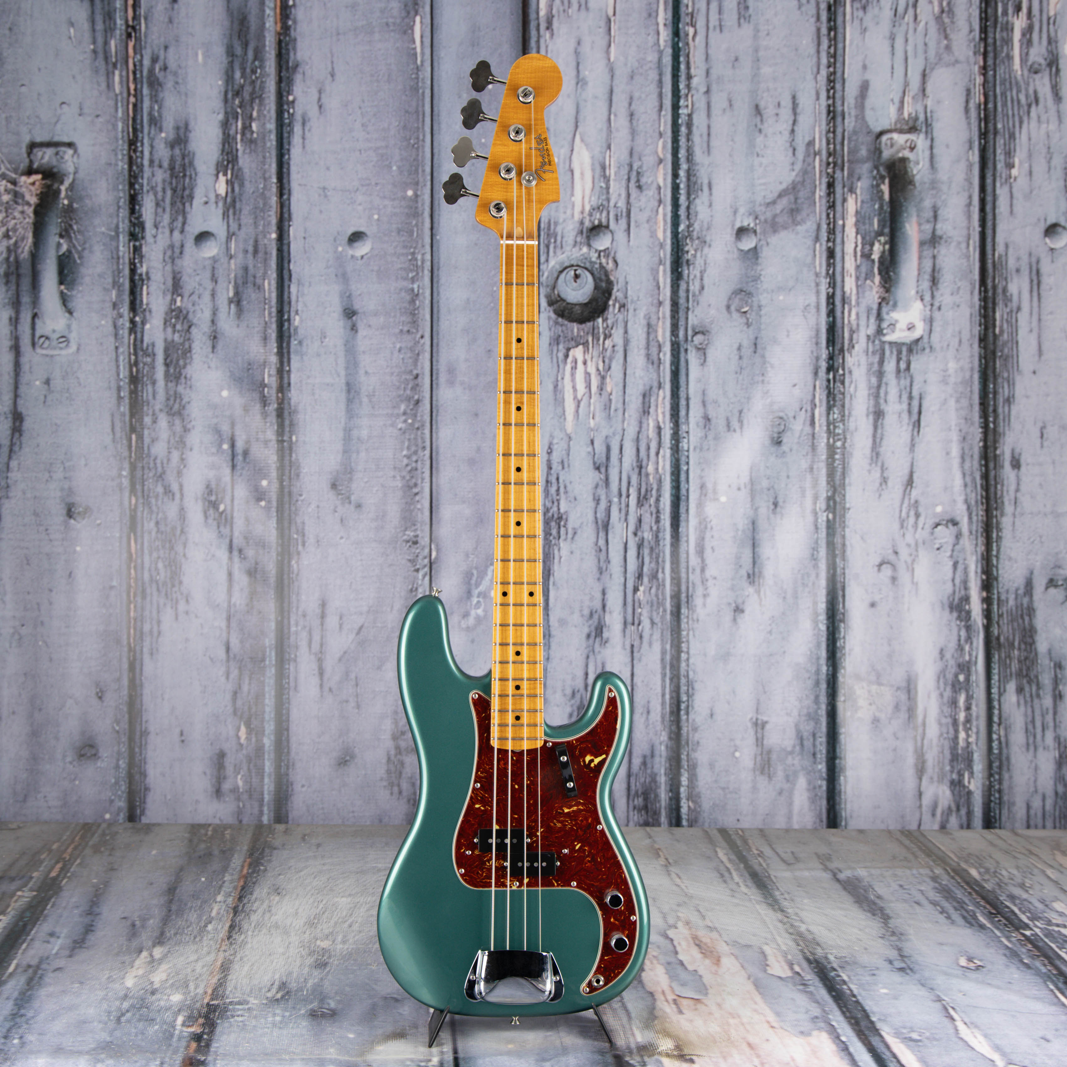 Used Fender Custom Shop Empire '58 Precision Bass NOS Electric Bass Guitar, 2024, Sherwood Green Metallic, front