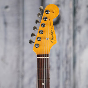 Used Fender Michael Landau Coma Stratocaster Electric Guitar, Coma Red, front headstock