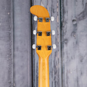 Used Fender Parallel Universe Volume II Maverick Dorado Electric Guitar, Ultraburst, back headstock