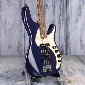 Used Fender Stu Hamm Urge II Electric Bass Guitar, 2006, Bright Sapphire Metallic, angle