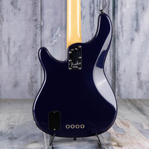 Used Fender Stu Hamm Urge II Electric Bass Guitar, 2006, Bright Sapphire Metallic, back closeup