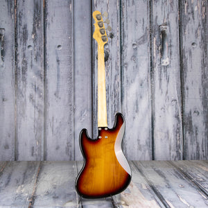 Used G&L Fullertone Deluxe Electric Bass Guitar, 2021, 3-Tone Sunburst, back