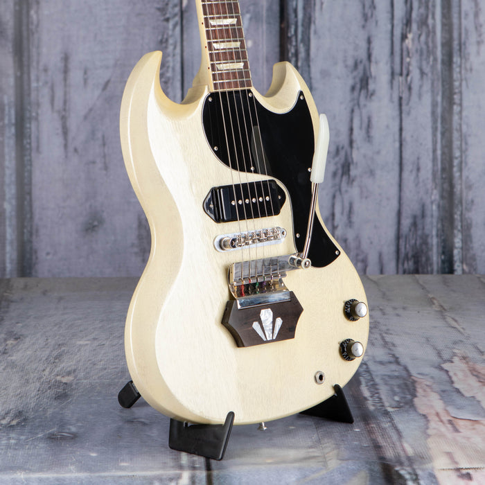 Used 2020 Gibson Custom Shop Brian Ray '62 SG Junior, White Fox