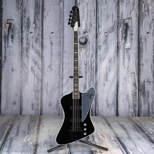 Used Gibson Gene Simmons G2 Thunderbird Electric Bass Guitar, 2022, Ebony, front