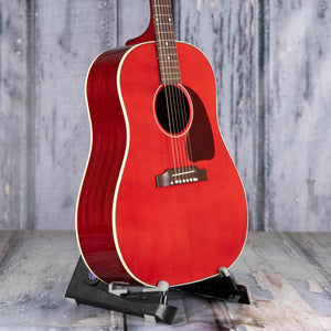 Used Gibson J-45 Standard Acoustic/Electric Guitar, 2022, Cherry, angle